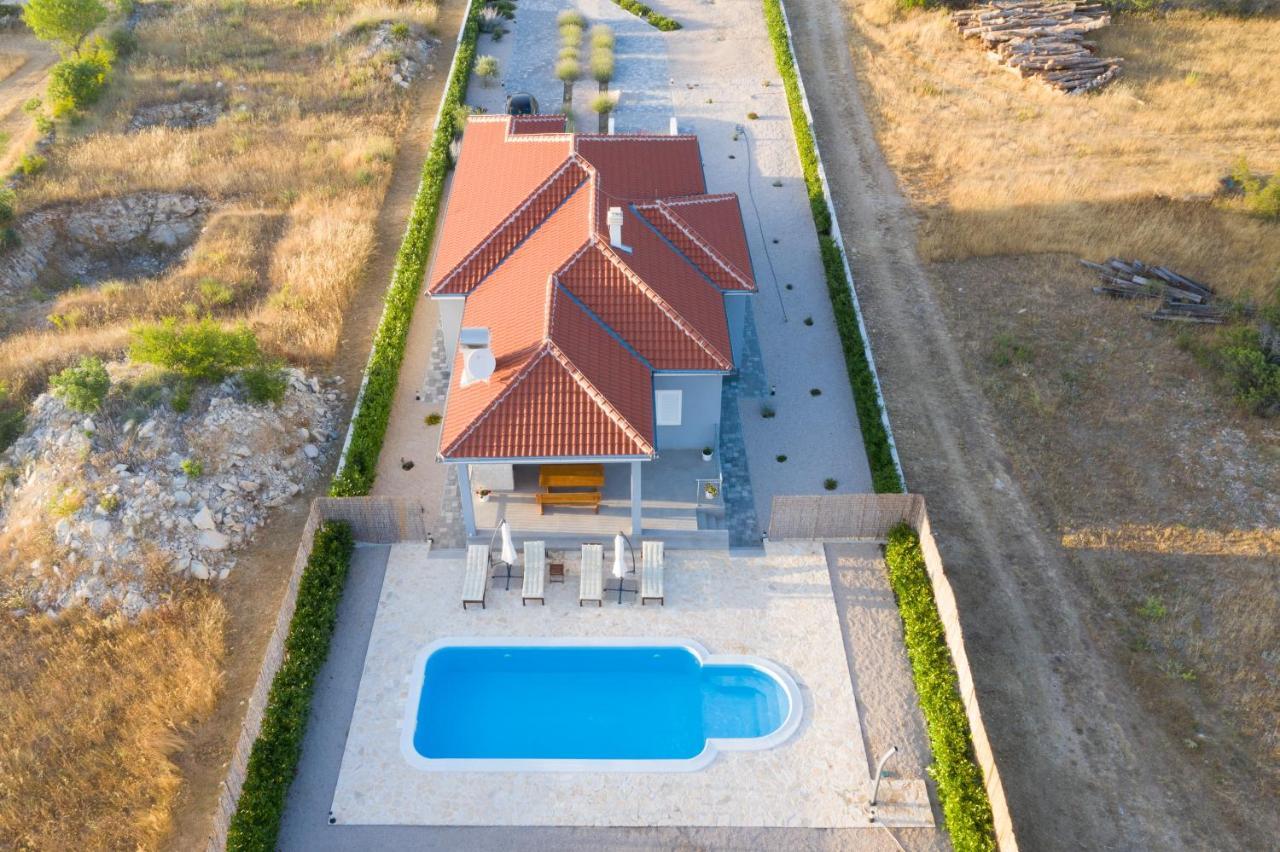 Modern Guest House Rak With Beautiful Pool Sibenik Luaran gambar