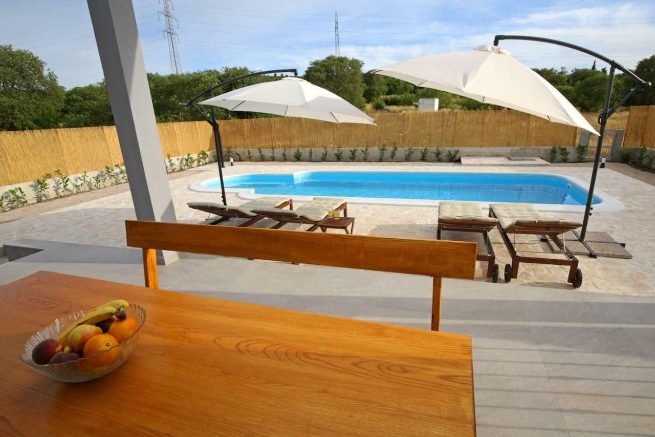 Modern Guest House Rak With Beautiful Pool Sibenik Luaran gambar