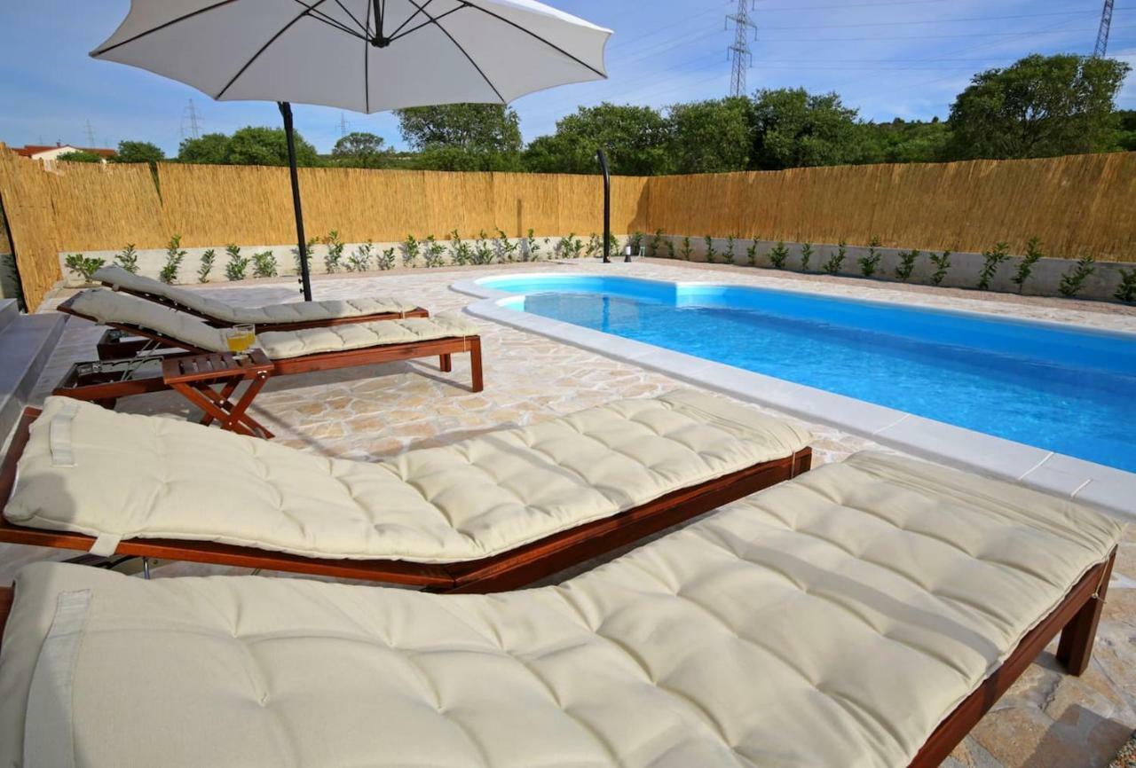 Modern Guest House Rak With Beautiful Pool Sibenik Luaran gambar